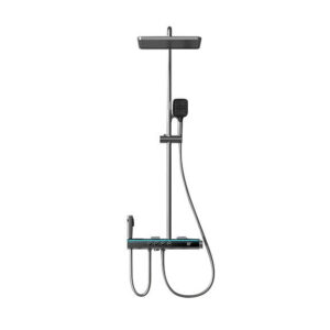 full copper wall mount shower set – 4 function led